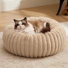 Cama Donut Bedsure para Gatos de Interior y Perros Pequeños