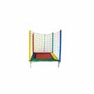 Cama Elástica 1,40m Quadrada Colorida Infantil