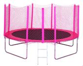 CAMA ELASTICA 3,05 M 100% NACIONAL SUPORTA ATÉ 180 kg ROSA PINK FECHAMENTO COM ZIPER