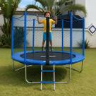 Cama Elástica Infantil Verittas 244cm Pula Pula Grande Com Rede Proteção E Escada Trampolim 2,44m Criança Festas 42 Molas Suporta 100kg Área Externa J Cama Elástica Infantil Verittas 244cm Pula Pula Grande Com Rede Proteção E Escada Trampolim 2,44m Criança Festas 42 Molas Suporta 100kg Área Externa J