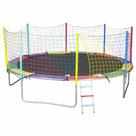 Cama Elástica Pula Pula 3,66m Black PapiBrink c/ Pé Borracha