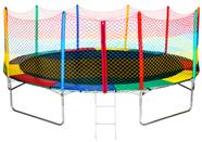 CAMA ELASTICA Pula Pula 4,27m. SUPORTA 455 kg - Fechamento com Ziper