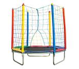 Cama Elástica Trampolim Pula Pula 1,40m Pequena Nacional Premium Colorida Rotoplay Brinquedos