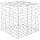 Cama elevada de gabião VidaXL Cube Steel Wire 50x50cm