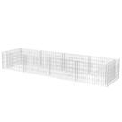 Cama elevada de gabião VidaXL Steel 141,7x35,4x19,7 cm