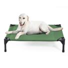 Cama elevada para cães Garnpet Heavy Duty para cães grandes, verde
