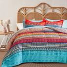 Cama em uma bolsa Flysheep Boho Listrada 7 peças Queen Size