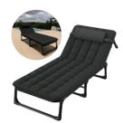 Cama Espreguiçadeira Portátil Reclinável Dobrável 4 Posições