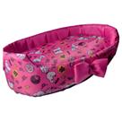 Cama Europa para Cachorro e Gato I love Pet pequena Rosa Estampada