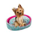 Cama europa pets, cama macia de tricoline e fibra siliconada, p, m, g, gg, xg