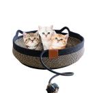 Cama Gato Arranhador Ninho Cesto Pet Felino Bolinha Rasqueador Confortavel Brinquedo Animais Estimaçao Petshop