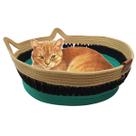 Cama Gato Arranhador Ninho Cesto Rasqueavel Pet Animais Felino Bichinho Estimaçao Divertido Confortavel Pethsop Casa