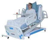 Cama geriátrica 8 movimentos com regulagem de altura branco 127 220v