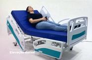 Cama Hospitalar Elétrica 8 Posições com Elevação do Leito Luxo e Colchão D33 1033 AS