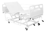 Cama Hospitalar Fawler com Grades e 3 Manivelas - Cama Hospitalar Fawler com Grades e 3 Manivelas -