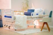 Cama hospitalar Florence 3 movimentos manual ACOMPANHA COLCHÇAO D28