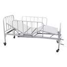 Cama Hospitalar Fowler 2 Movimentos Manual Com Colchão