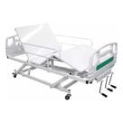 Cama Hospitalar Idosos Manual 3 Movimentos + Colchão D28