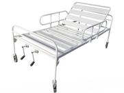 Cama Hospitalar Manual Econômica 2 Manivelas com Suporte de peso até 150kg