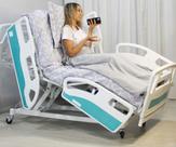 Cama Hospitalar Motorizada 11 Movimentos com Colchão D28 Elevação do leito e Posição Poltrona 1040 AS