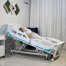 Cama Hospitalar Motorizada 8 Movimentos 1040.T Com Colchão D33 Elevação do Leito, Estrutura Reforçada para Idosos Segurança e Conforto
