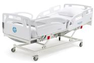 Cama Hospitalar Motorizada Domiciliar 7 Movimentos com Colchão D33 Grades Extra Luxo Deslizantes