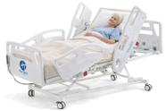 Cama Hospitalar Motorizada Elétrica 10 Movimentos com Posição Poltrona e Regulagem da Altura do Leito e Colchão D33 Grades Extra Luxo