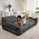 Cama humana para cães HIGOGOGO, sofá gigante, tamanho XXXL, cinza Cama humana para cães HIGOGOGO, sofá gigante, tamanho XXXL, cinza