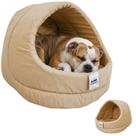Cama Iglu Suede Luxo Caes Gato Lavavel Caminha Oferta Bege G