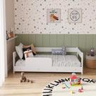 Cama Infantil Arco-iris 154cm x 47,5cm x 78cm Branco