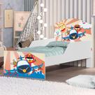 Cama Infantil Avião e Ursinho Com Colchão