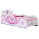 Cama Infantil Carruagem Acetinado Branco Sl2 Móveis Estrela