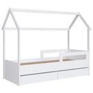 Cama Infantil Casinha Com 2 Gavetas Infix C06 Branco - Mpozenato