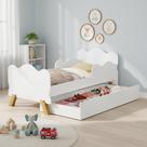 Cama Infantil Com Auxiliar Sapateira ou Organizador de Brinquedos - Super Resistente
