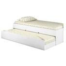 Cama Infantil com Cama Auxiliar Chiara Branco Brilho - Phoenix