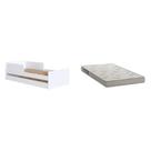 Cama Infantil com Colchão 0,88 x 1,88 Incluso Branco