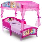 Cama Infantil con Dosel Delta Children Princesas Disney