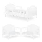 Cama infantil conversível SweetPea Baby Rose White Pinewood