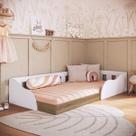 Cama Infantil de Solteiro Montessoriana Sem Colchão CM6080 Memphis Art In Móveis Cama Infantil de Solteiro Montessoriana Sem Colchão CM6080 Memphis Art In Móveis