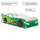 Cama infantil glow faísca verde