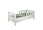 Cama Infantil Ju C/grade De Proteção Tamanho Juvenil Cor Branca P/colchão 150x70