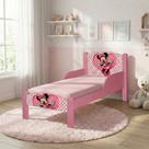 Cama Infantil Mini Completa com Colchão Design Temático e Seguro - Minnie Rosa