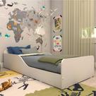 Cama Infantil Montessoriana c/ Proteção Square Multimóveis Cama Infantil Montessoriana c/ Proteção Square Multimóveis