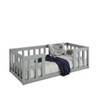 Cama Infantil Montessoriana Cinza