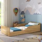 Cama Infantil Montessoriana Com Colchão Incluso 100% Mdf Melissa Plus Multimóveis Mp2958 Madeirado