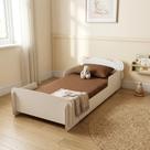 Cama Infantil Montessoriana Conforto Urso 100% MDF Branco