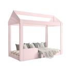 Cama Infantil Montessoriana Crystal Baby 0,70X1,50m Rosa J&A