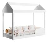 Cama Infantil Montessoriana Crystal Baby Branco J&A Móveis