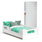 Cama Infantil Montessoriana Encanto Com Colchão E Proteção Lateral