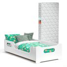 Cama Infantil Montessoriana Encanto Com Colchão E Proteção Lateral